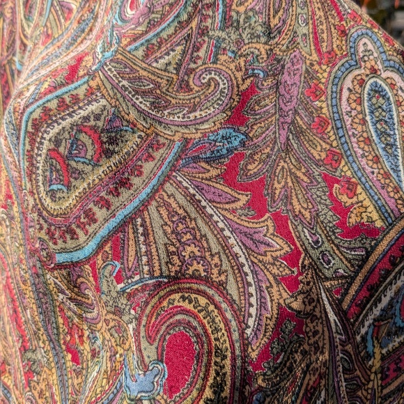 Y2K cut on the bias paisley skirt by Angie - Picture 4 of 10